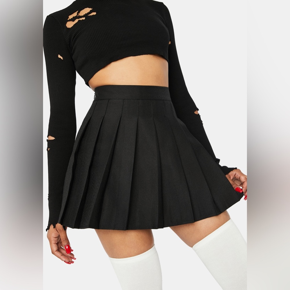 Dolls kill pleated skirt